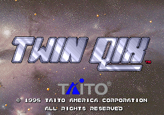 Twin Qix (Ver 1.0A 1995+01+17) (Prototype) Title Screen
